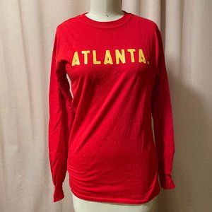 Atlanta Red Long Sleeve Shirt